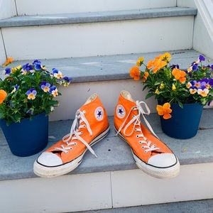 Men’s Orange Hightop Converse